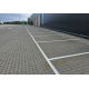Merkemaling hvit 5-10cm linjebredde