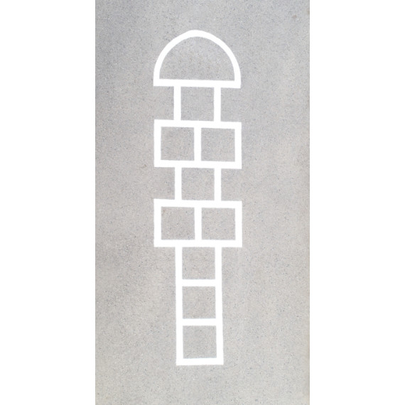 Paradis 1-10 uten tall 350x60cm hvit