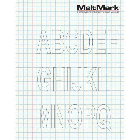 Montert Tall/bokstaver 100cm gul