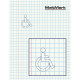 Montert HC symbol 100cm hvit
