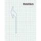 Montert Pil venstre 400cm hvit