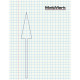 Montert Pil rett 500cm hvit