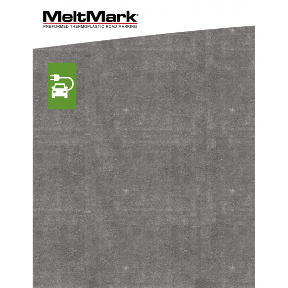 Montert ELBIL med kontakt 100x60cm hvit/grønn