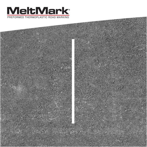 Montert Linje 3x100cm hvit