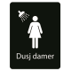 Taktile skilt – Dusj damer