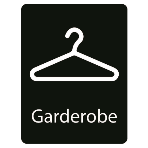 Taktile skilt – Garderobe