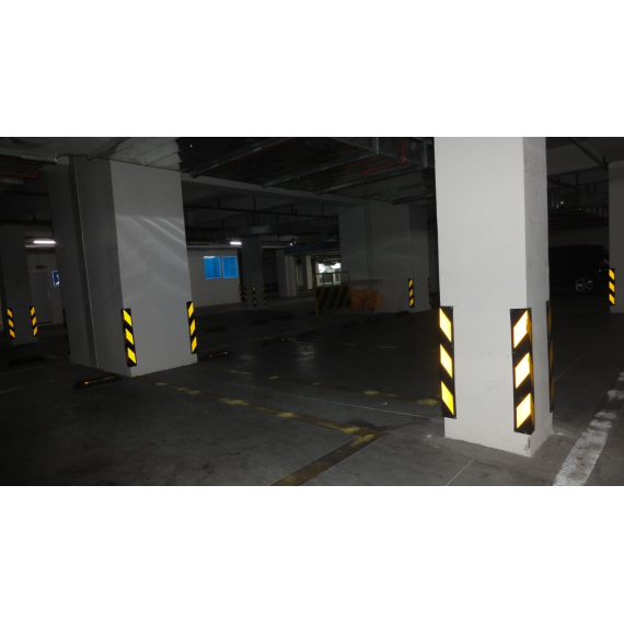 Hjørnemerking i parkeringshus
