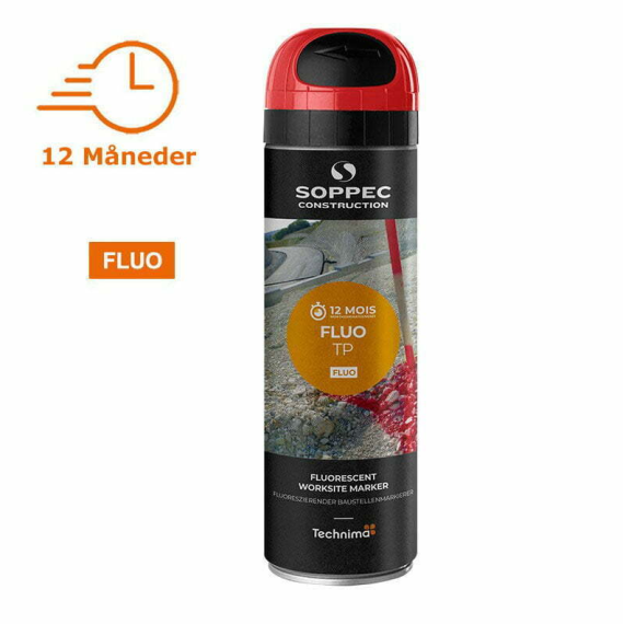 SOPPEC FLUO TP – Fluoriserende Rød