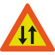 Skilt 148 "Møtende trafikk" MS FGG