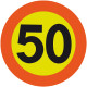 Skilt 362.50 "Fartsgrense (50)" MS FGG