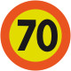 Skilt 362.70 "Fartsgrense (70)" MS FGG