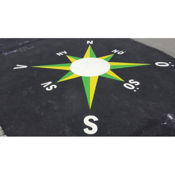 MeltMark Kompass Ø300cm