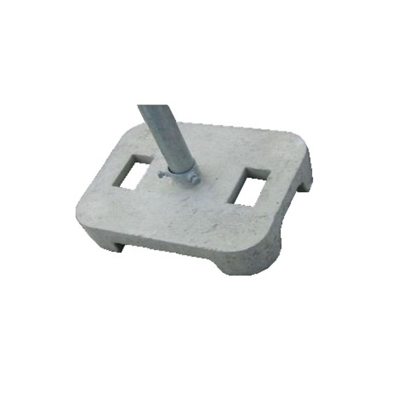 Løsfot i betong for Ø60mm stolpe, 60 kg