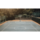 Basketballbane konkurransemål, hvit