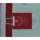 Basketballbane treningsbane, hvit