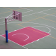 Basketballbane treningsbane, hvit