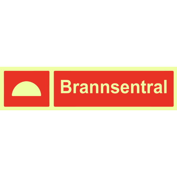 Brannskilt – brannsentral