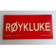 Brannskilt – røykluke