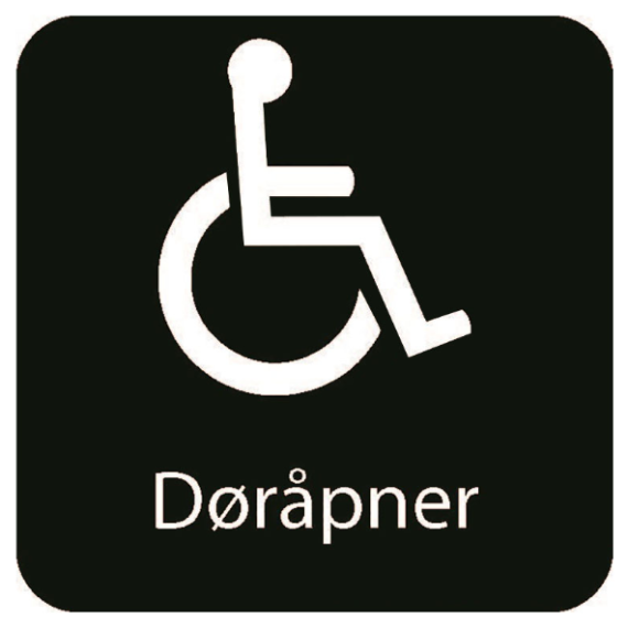 Taktile skilt – Døråpner