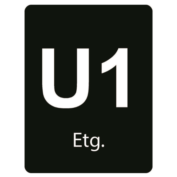Taktile skilt – Etasje skilt