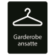 Taktile skilt – Garderobe ansatte