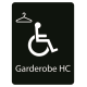 Taktile skilt – Garderobe HC