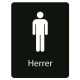 Taktile skilt – WC Herrer