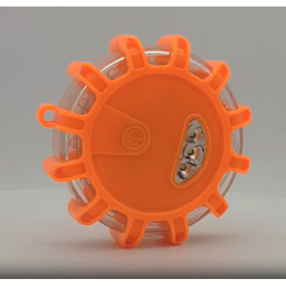 LED-lyspuck, orange