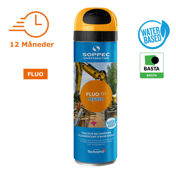 SOPPEC FLUO TP HYDRO – Fluoriserende Orange