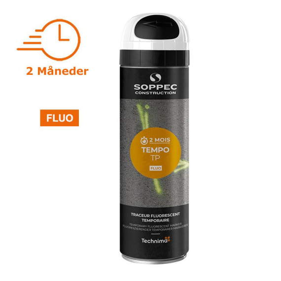 SOPPEC TEMPO TP – Fluoriserende Hvit