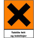 Taktile felt og ledelinjer