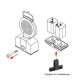 Adapter for varsellampe