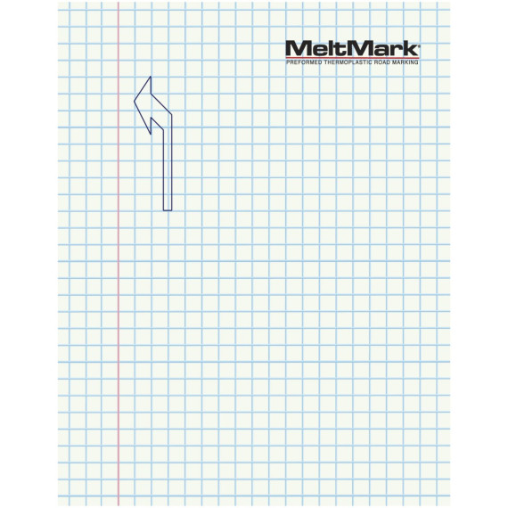 MeltMark Sykkelpil venstre 160cm hvit