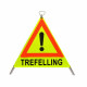 Foldeskilt 156 "TREFELLING" FGG