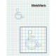 MeltMark HC symbol 120cm hvit gml utf.