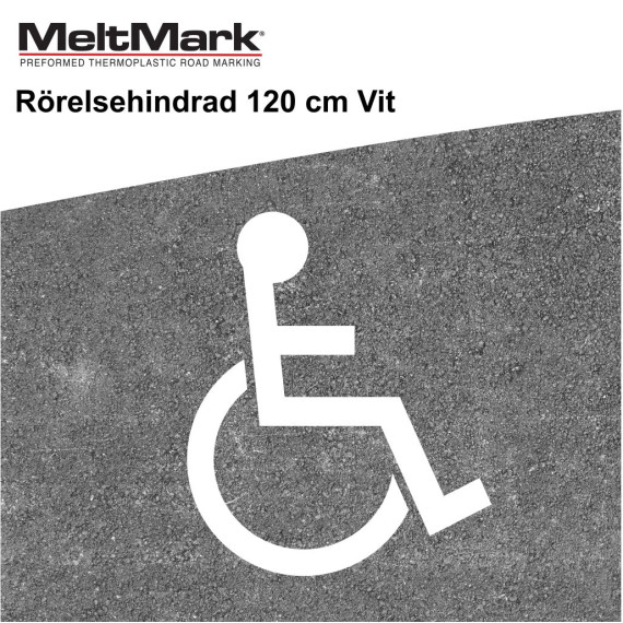 MeltMark HC symbol 120cm hvit gml utf.