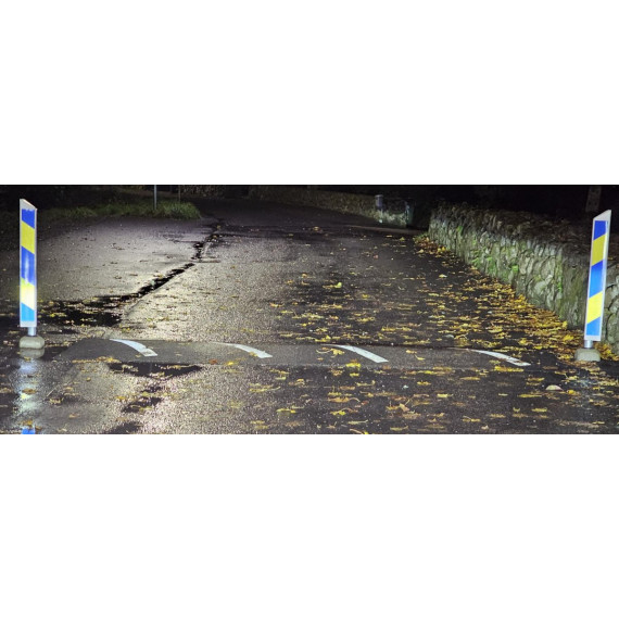 MeltMark Linje 10x100cm hvit