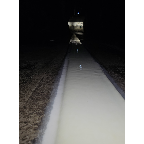 Oppmerking etterlysende ledelinje after glow, pr meter