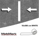 MeltMark Rull 10x500cm hvit
