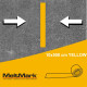 MeltMark Rull 10x500cm gul RAL1023