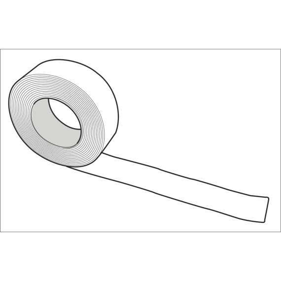 MeltMark Rull 5x500cm hvit shapeable