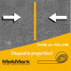 MeltMark Rull 5x500cm gul RAL1023 shapeable