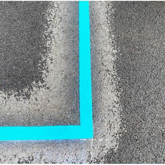 Montert Kongespill 400x400cm Wasserblau