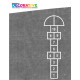 Montert Paradis 1-10 478x155cm