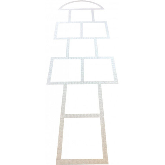 Montert Paradis uten siffer 465x143cm