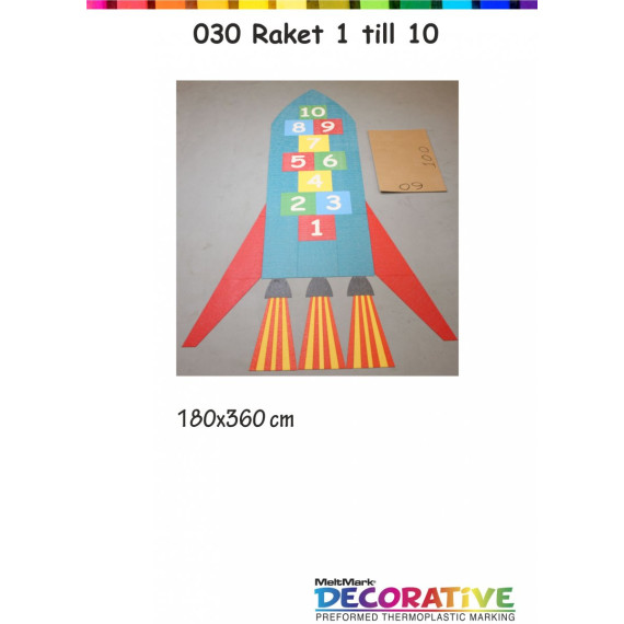Montert Rakett 1-10 180x360cm