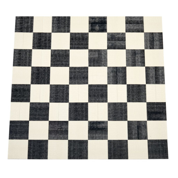 Montert Sjakk 280x280cm sorte og hvite ruter