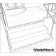 Meltmark Kontrastprikk Ø5cm svart