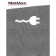 MeltMark Ladesymbol 100x265cm hvit