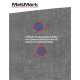 MeltMark P-forbudt/stopp forbudt 80cm blå/rød
